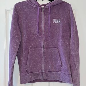 PINK by Victoria’s Secret Purple Zip Up Sweatshirt